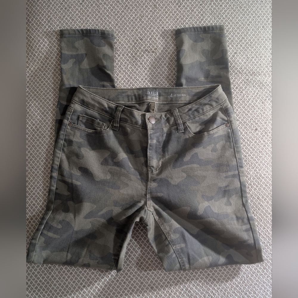 a.n.a Camouflage Jeggings Stretch High rise - Picture 4 of 10